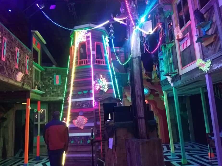 Neon Lights at Meow Wolf