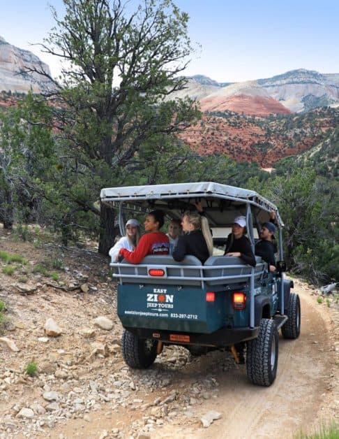 Jeep tour from Zion Pondersoa. 