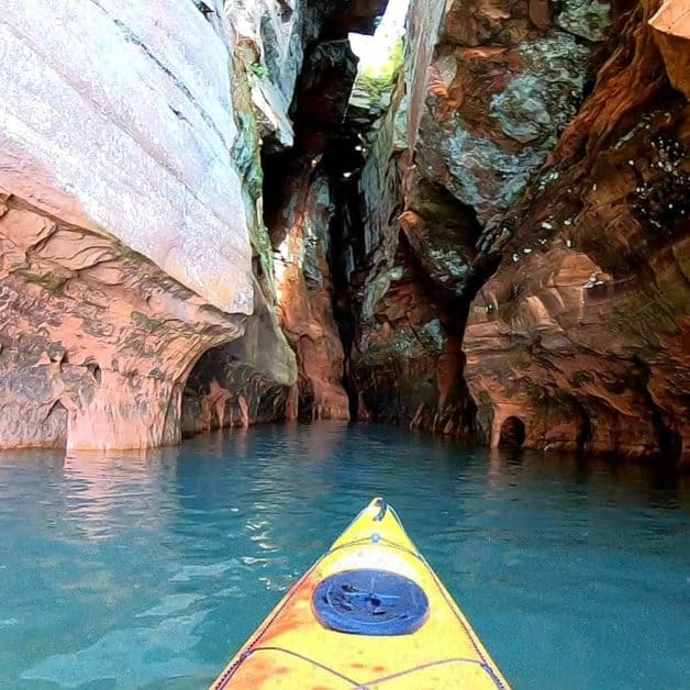 sea cave kayak tours bayfield wi