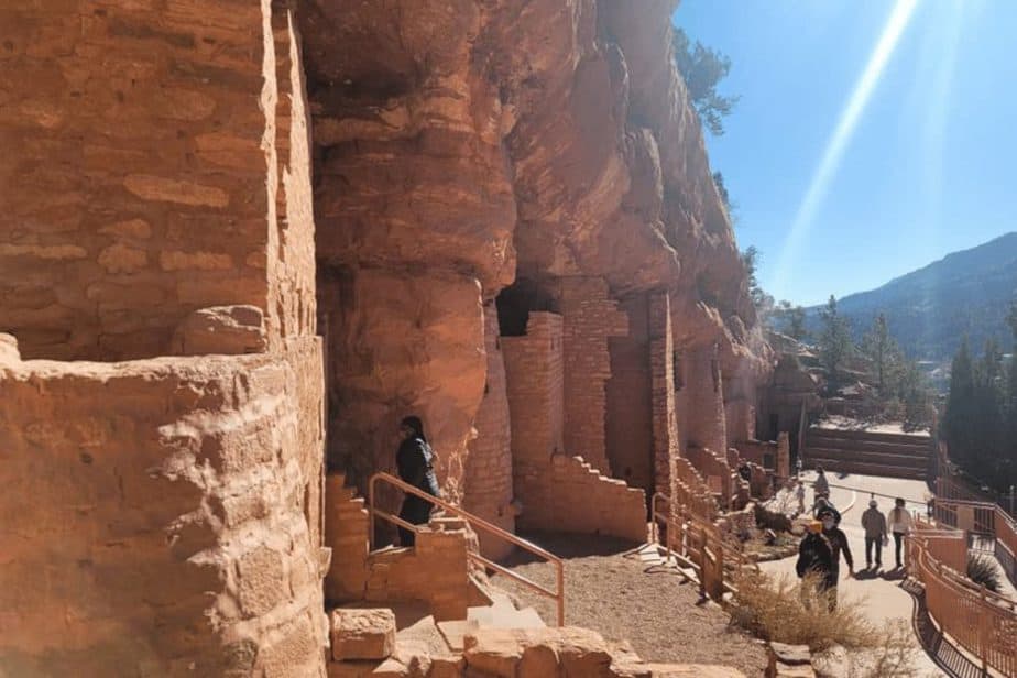 Manitou Cliff Dwellings- A dog-friendly thing to do in Colorado Springs 