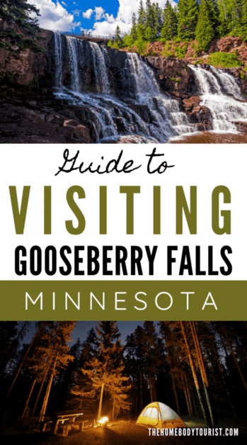 Guide to Visiting Goosberry Falls, Minnesota pin