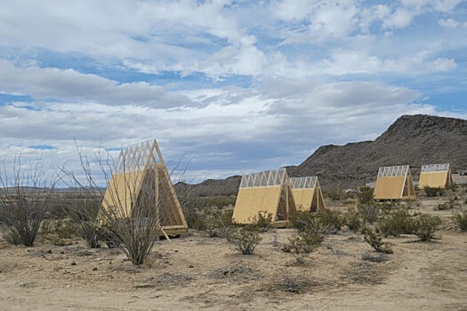 Glamping tents near Big Bend