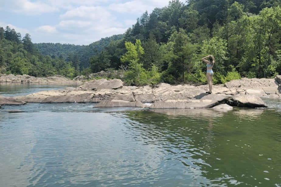 Swimming holes in the Ouachita National Forest