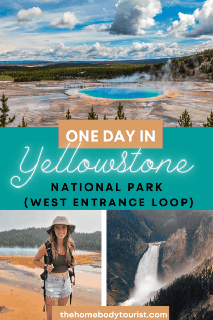 One day in Yellowstone national Park  with kids (west entrance loop)