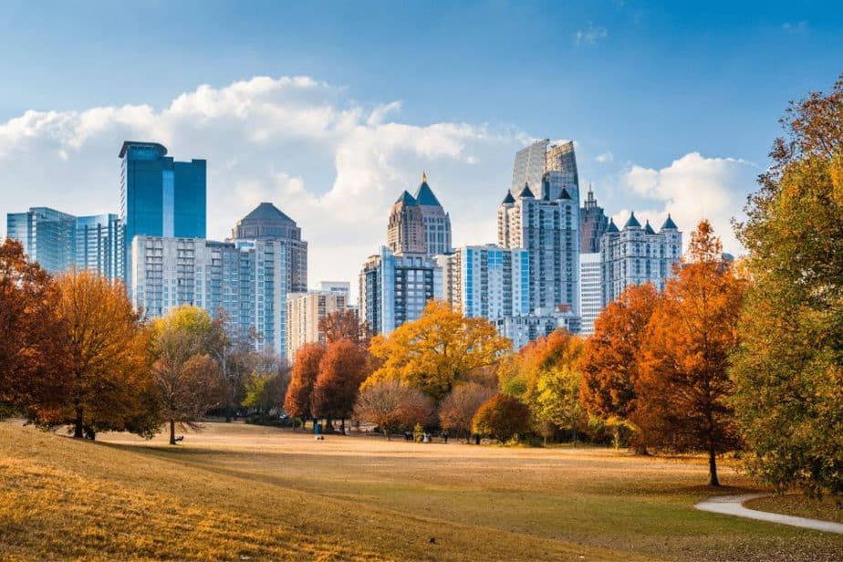 Piedmont Park- Day 1 of a 3-day Atlanta  itinerary 