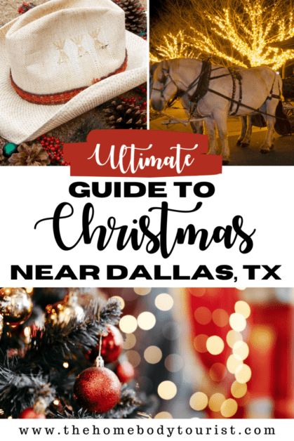 festive Christmas things to do near Dallas tx in 2021 pin