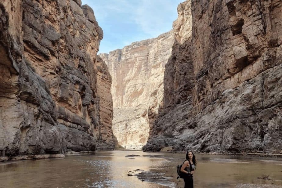 Santa Elena Canyon in Big Bend National Park-Where to travel in January in the United States