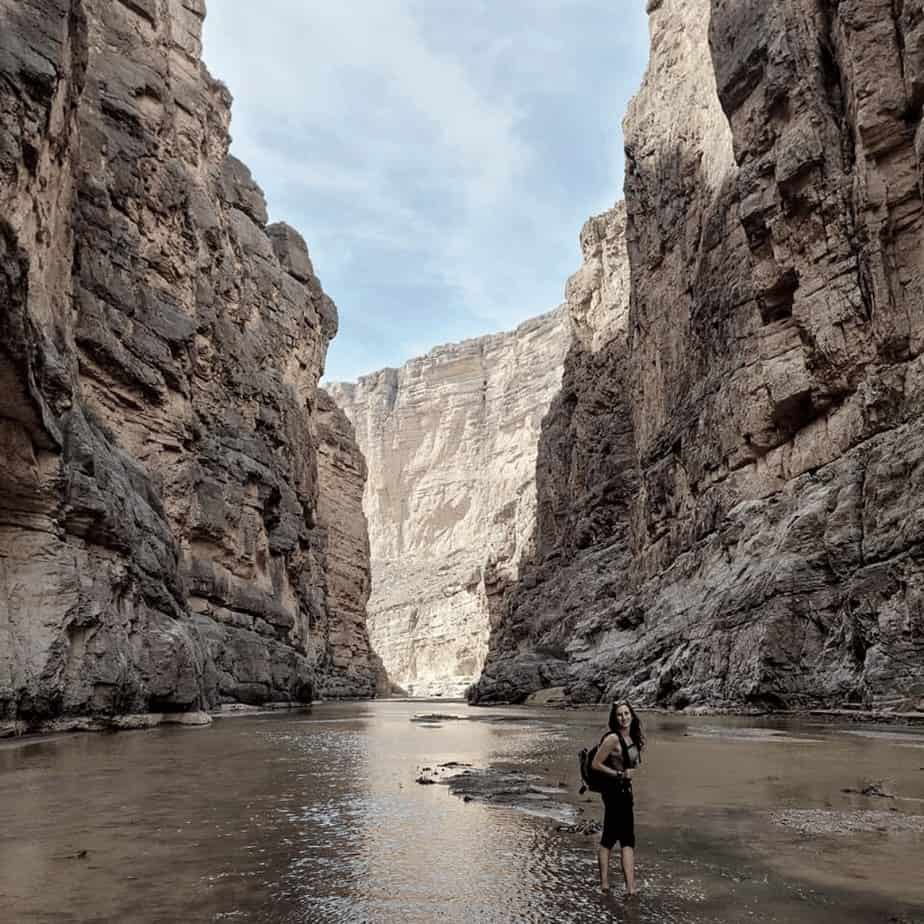 where to travel in january featured image of santa elena canyon in big bend national park
