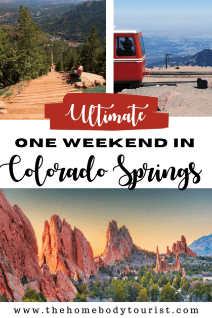 one weekend in colorado springs pin for pinterest 