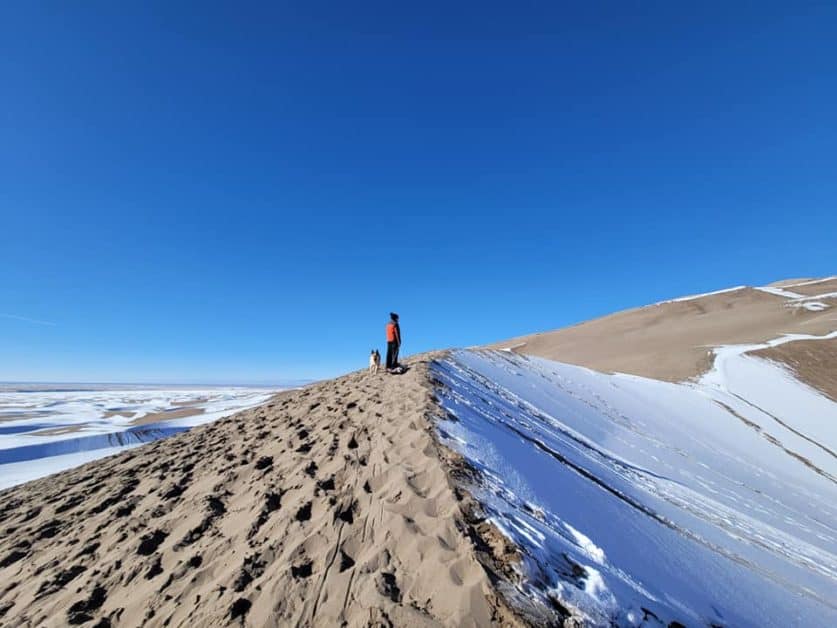 high dunes trail in great sand dunes national park 