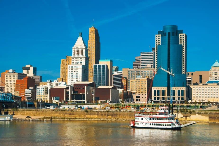 riverboat in Cincinnati 