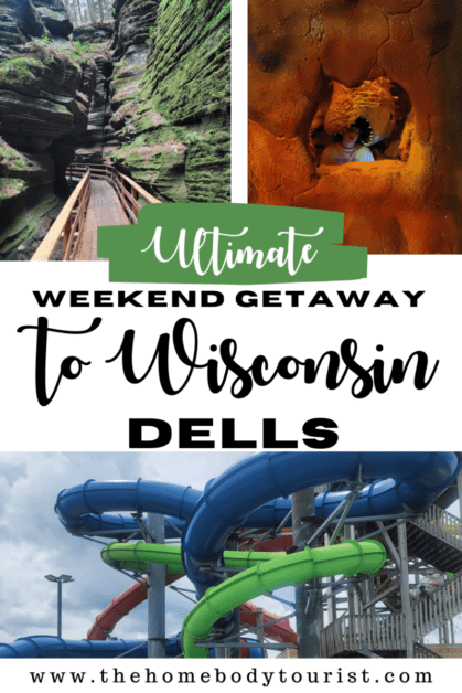 how to spend one weekend in wisconsin dells pin for pinterest