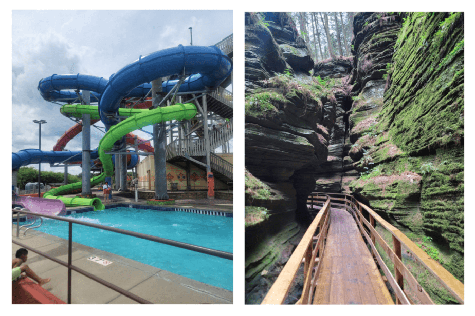 Wisconsin dells waterpark and witches gulch