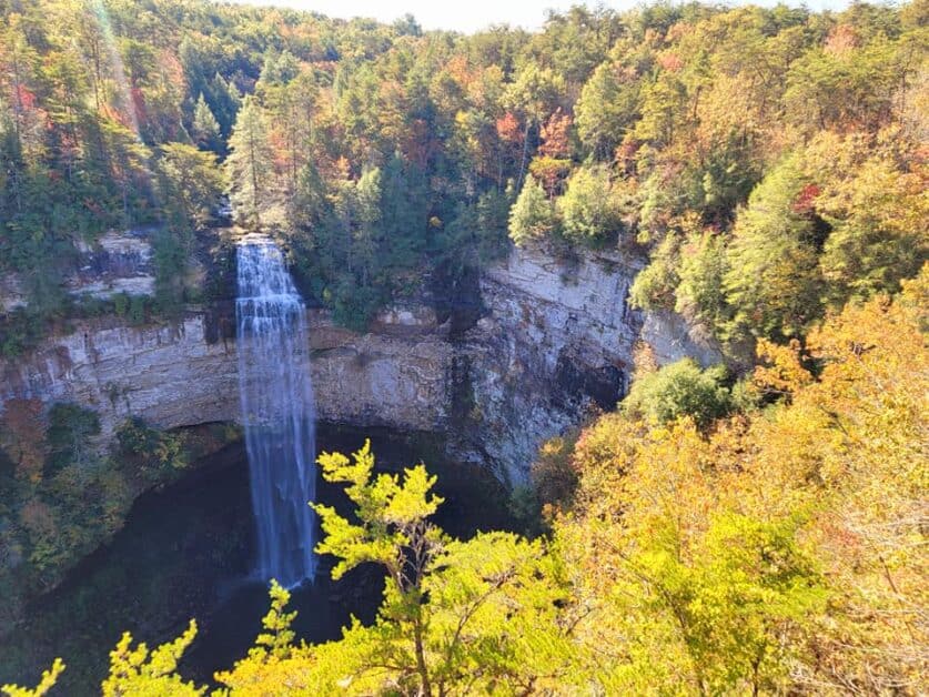 Fall Creek Falls Waterfall overlook