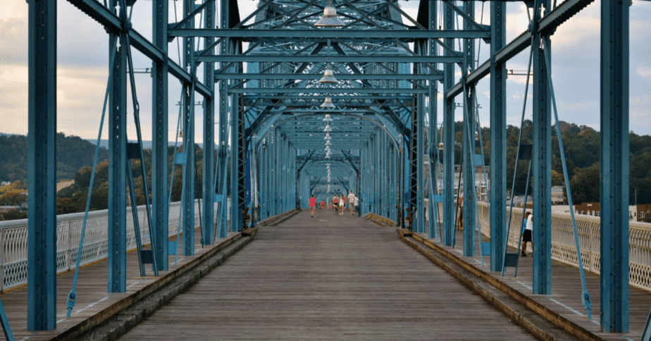 Walnut Street Bridge in Chattanooga, TN