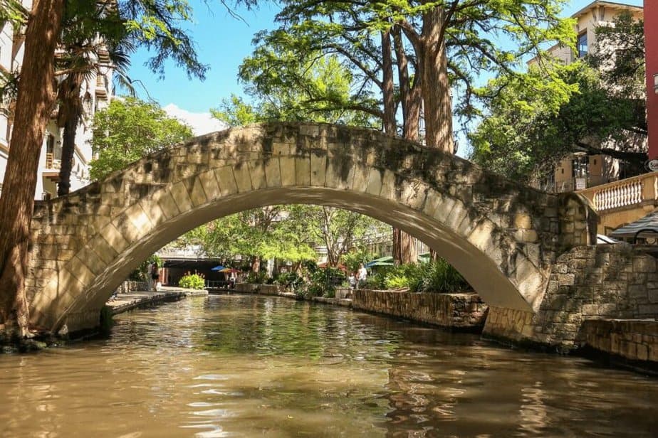 Bridge in the Riverwalk San Antonio