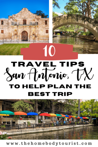 San Antonio Travel Tips Pin for Pinterest