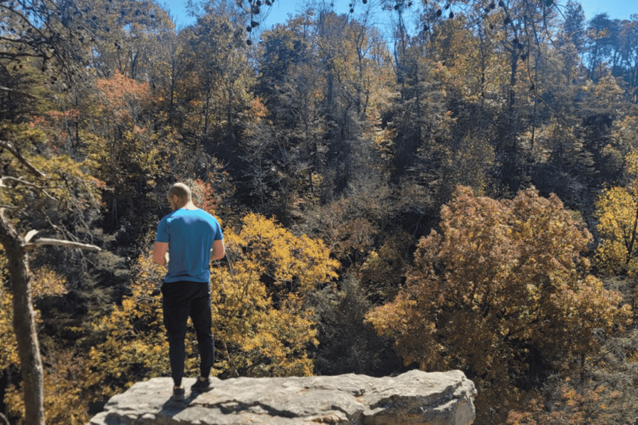 Overlook at Pigsah Falls on a North Alabama Road Trip