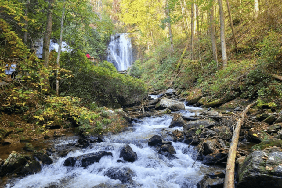 Anna Ruby Falls near Helen, Georgia