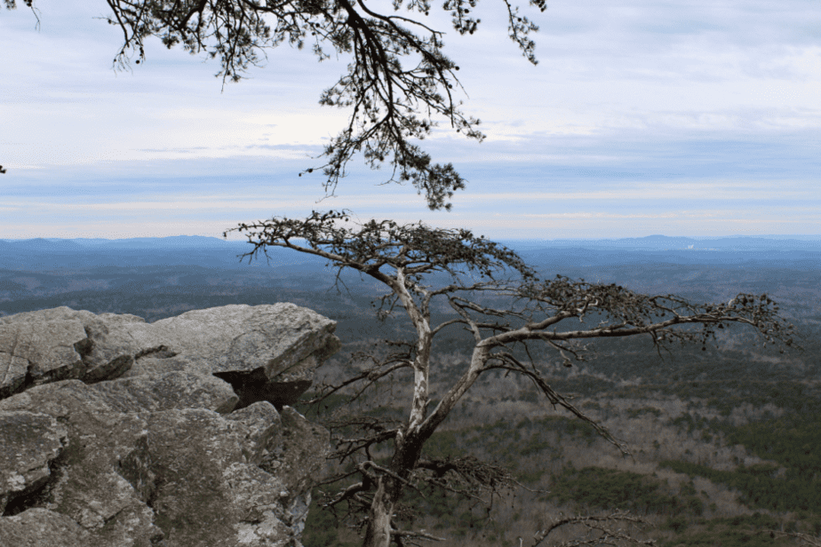 Pulpit Rock in Cheaha State Park