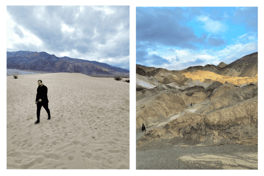 Death Valley Day Trip from Las Vegas- Mesquite Sand Dunes and Artist Palette