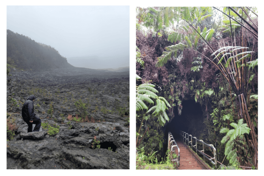 volcano national park hike and thurston lava tube