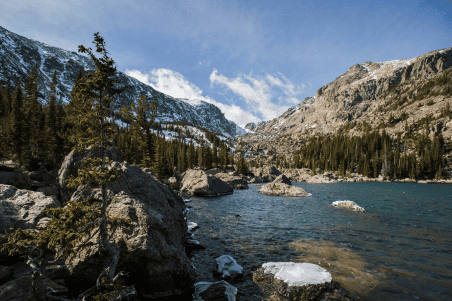 rocky mountain national park lake