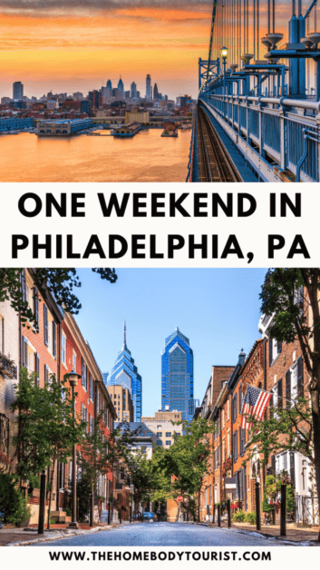 one weekend in philadelphia pin for pinterest 