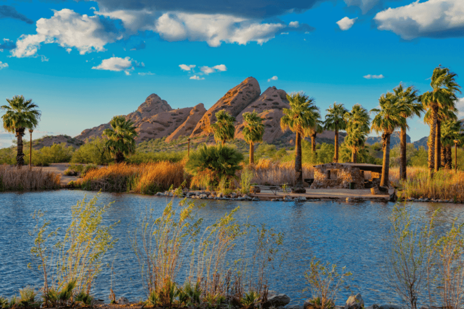 Papago Park during one weekend in Scottsdale 