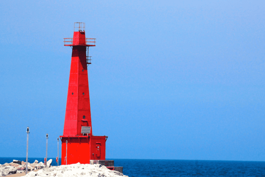 lighthouse in muskegon michigan