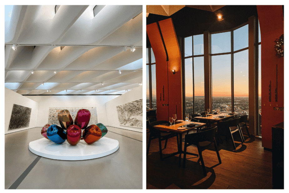 Things to do with 3 days in Los Angeles- Broadway Museum and 71 restaurant with a view