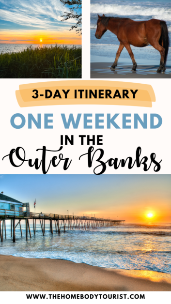 one weekend in the outer banks pin for pinterest 