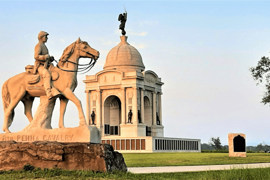 3-day Gettysburg itinerary- Pennsylvania Monument 