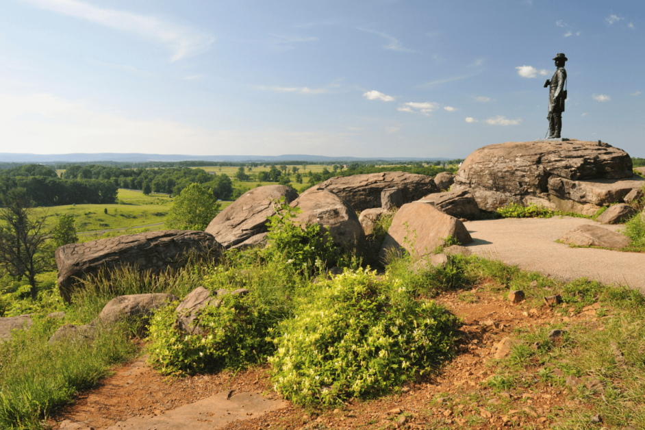 round rock during 3-days in gettysburg