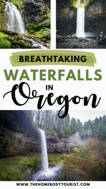 the best waterfalls in oregon pin for pinterest