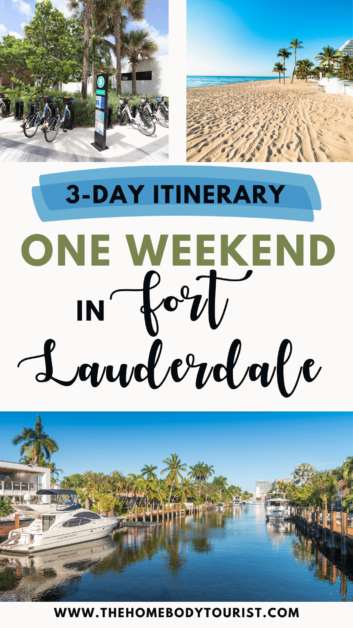 weekend trip to fort lauderdale pin for pinterest 