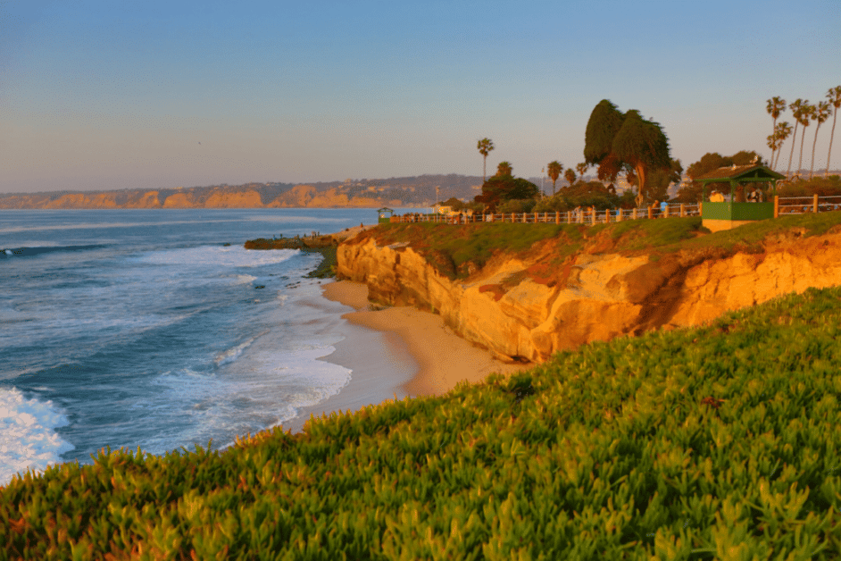 la jolla coast warm places to visit in the united states 