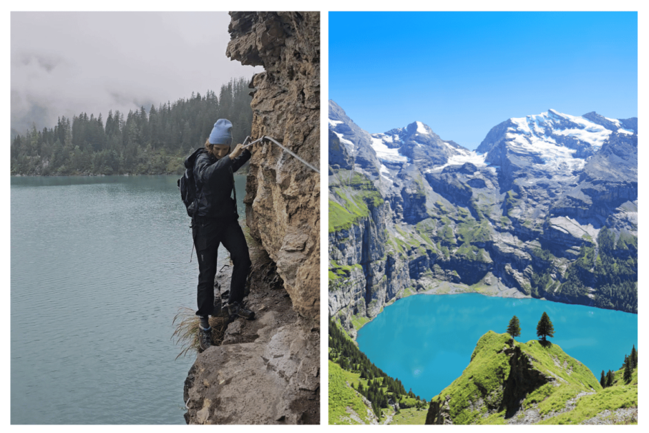 Lake Oeschinsee hike in kandersteg swizterland 