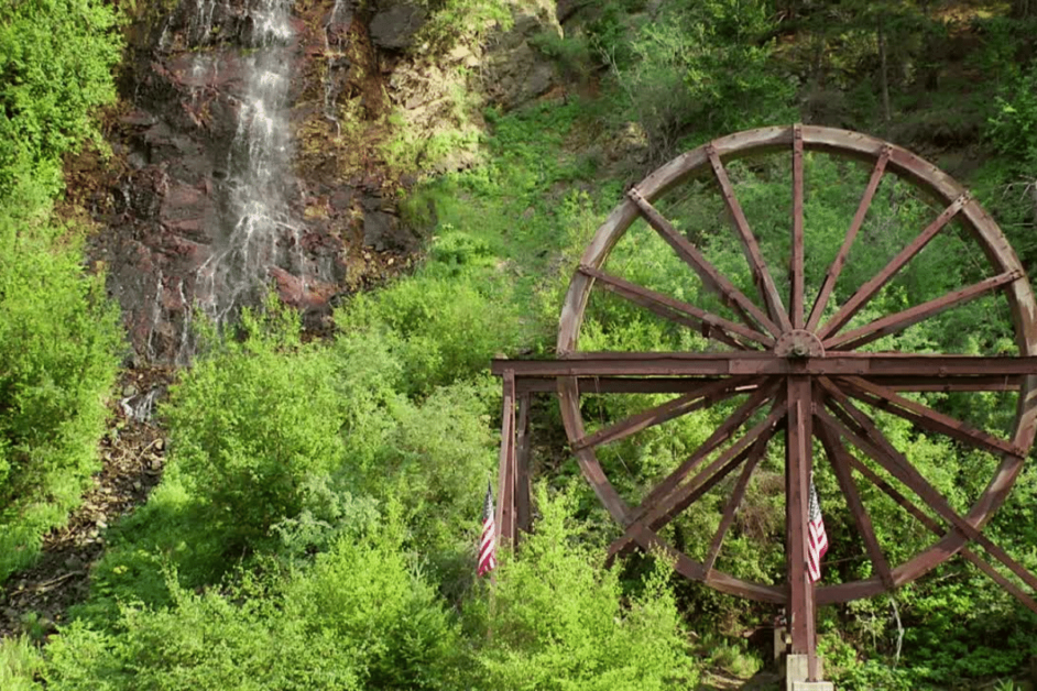charlie tayler waterwheel in idaho springs colorado 