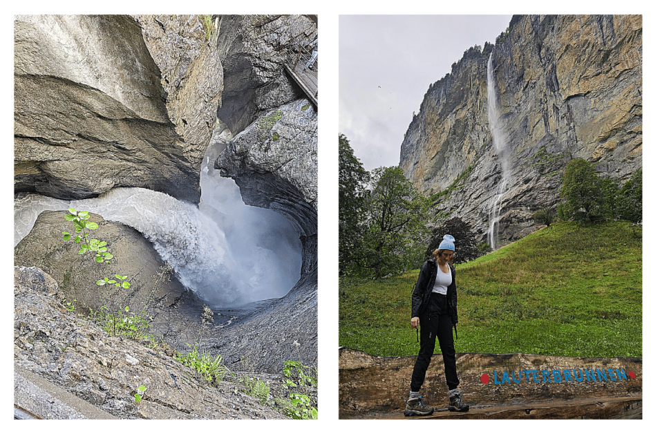 waterfalls in lauterbrunnen 