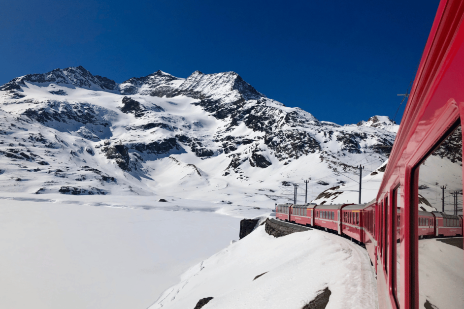 Top of Europe train in Switzerland. 