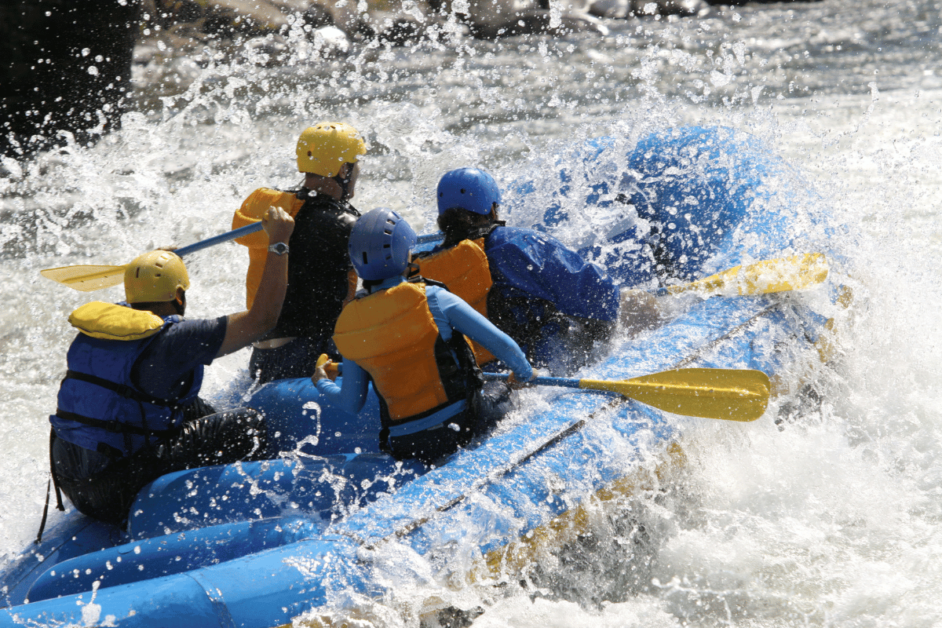 adventurous things to do in idaho springs- whitewater raftin