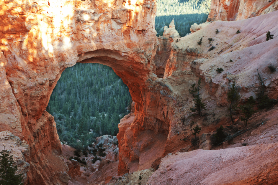 Arch in Bryce Canyon National Park. 