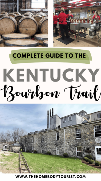 Guide to the Kentucky Bourbon Trail pin for pinterest.