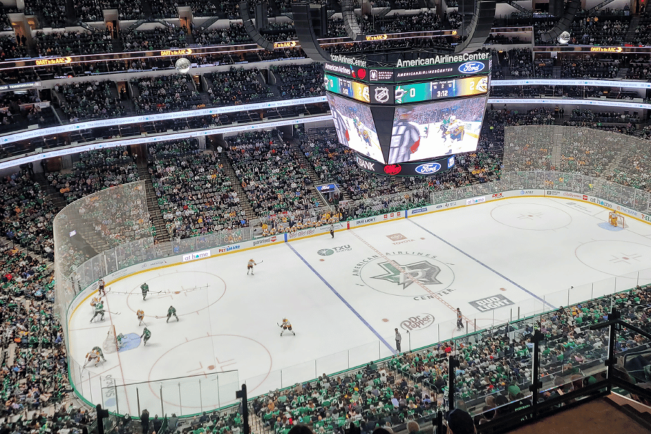 dallas stars game in dallas. 