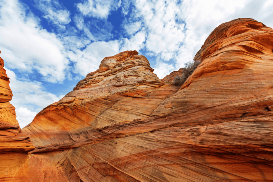 Vermillion Cliffs. AZ red striped rocks. 
