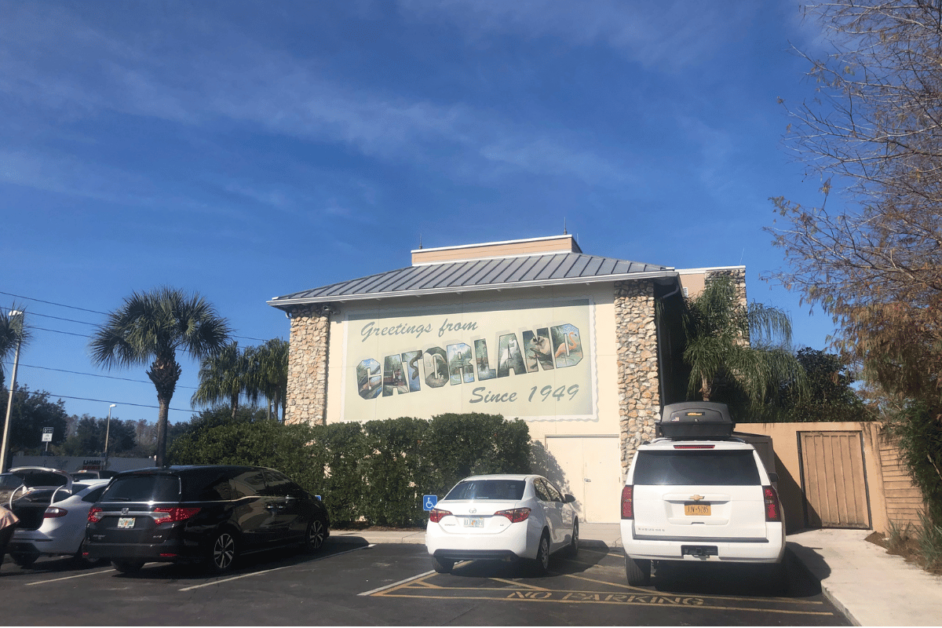 Exterior of Gatorland in Orlando, Florida