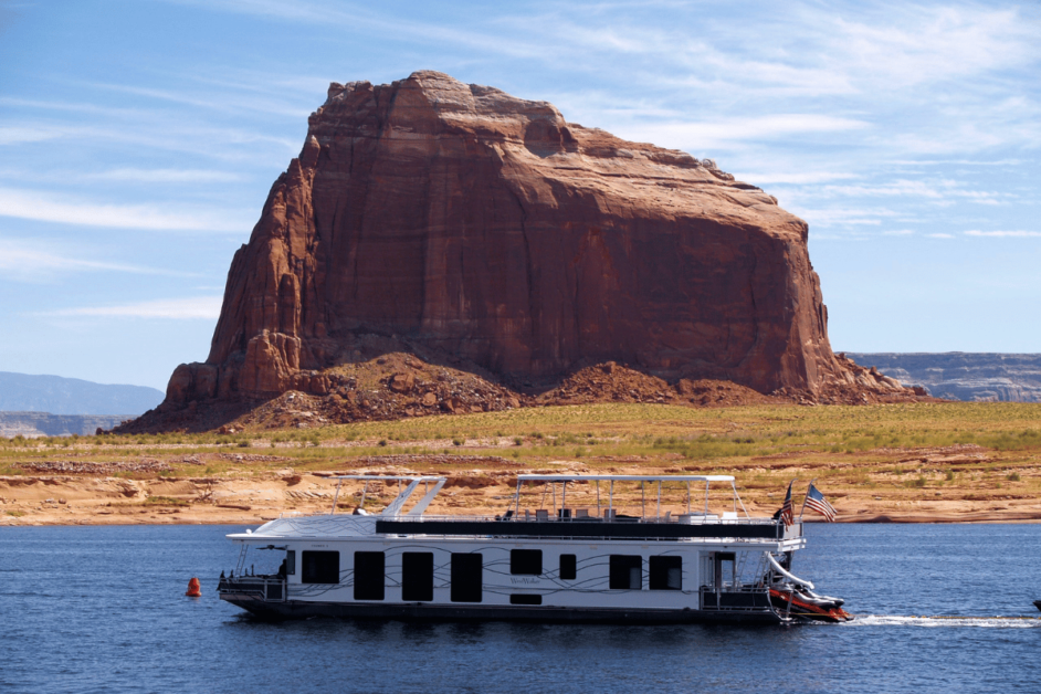 House boat on Lake Powell. 
