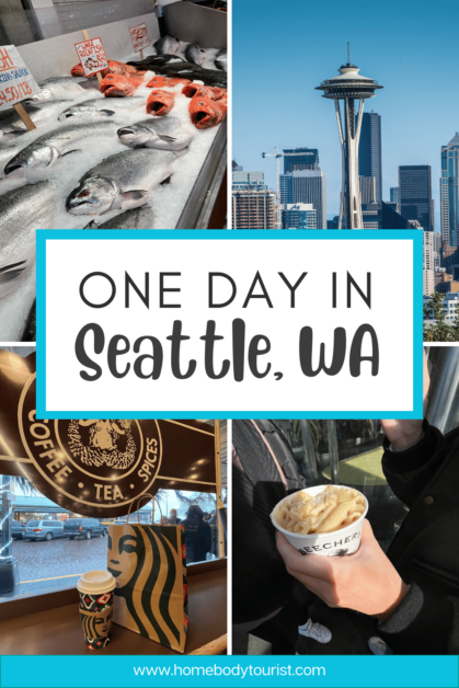One Day in Seattle, Washington pin for pinterest.
