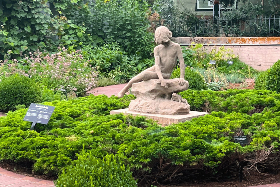 Statue at the Denver Botanic Gardens